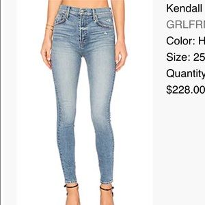 GRLFRND Kendall Super Stretch High-Rise Skinny Jean

Color: Heart of Glass